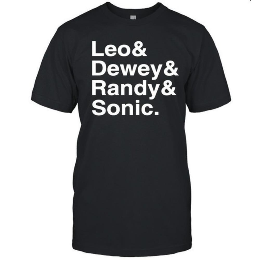 Ben Schwartz Leo Dewey Randy Sonic Character Fan TShirt